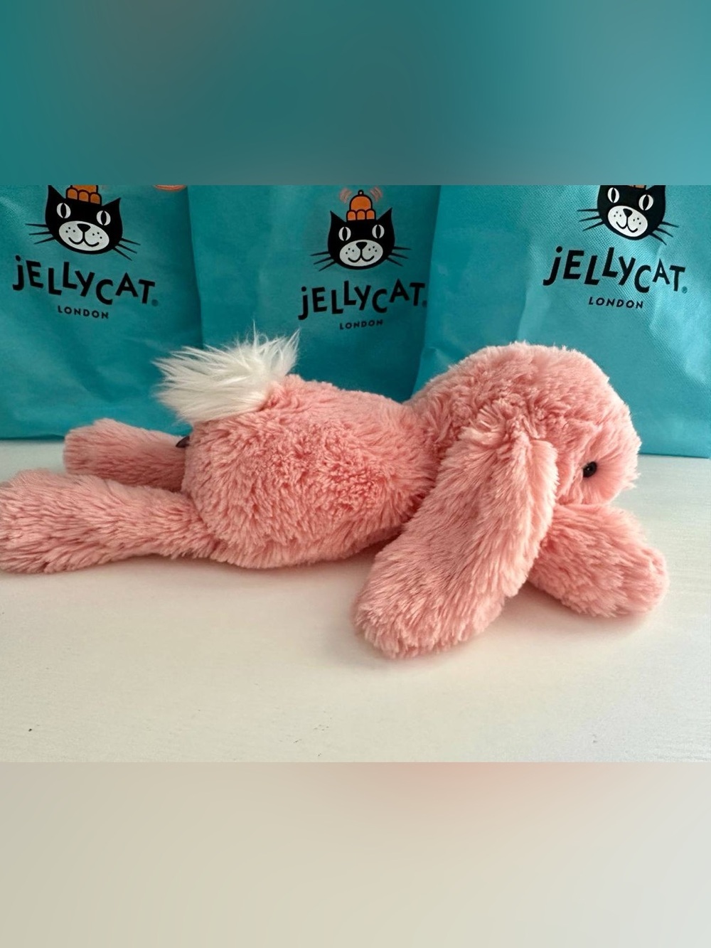 Jellycat Apricot Smudge Rabbit Plush-Retired HTF with Tags